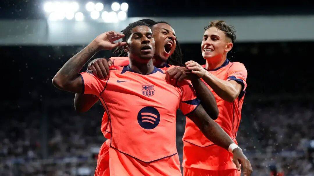 打脸阿莫林！拉什福德成巴萨大腿 欧冠双响当选最佳